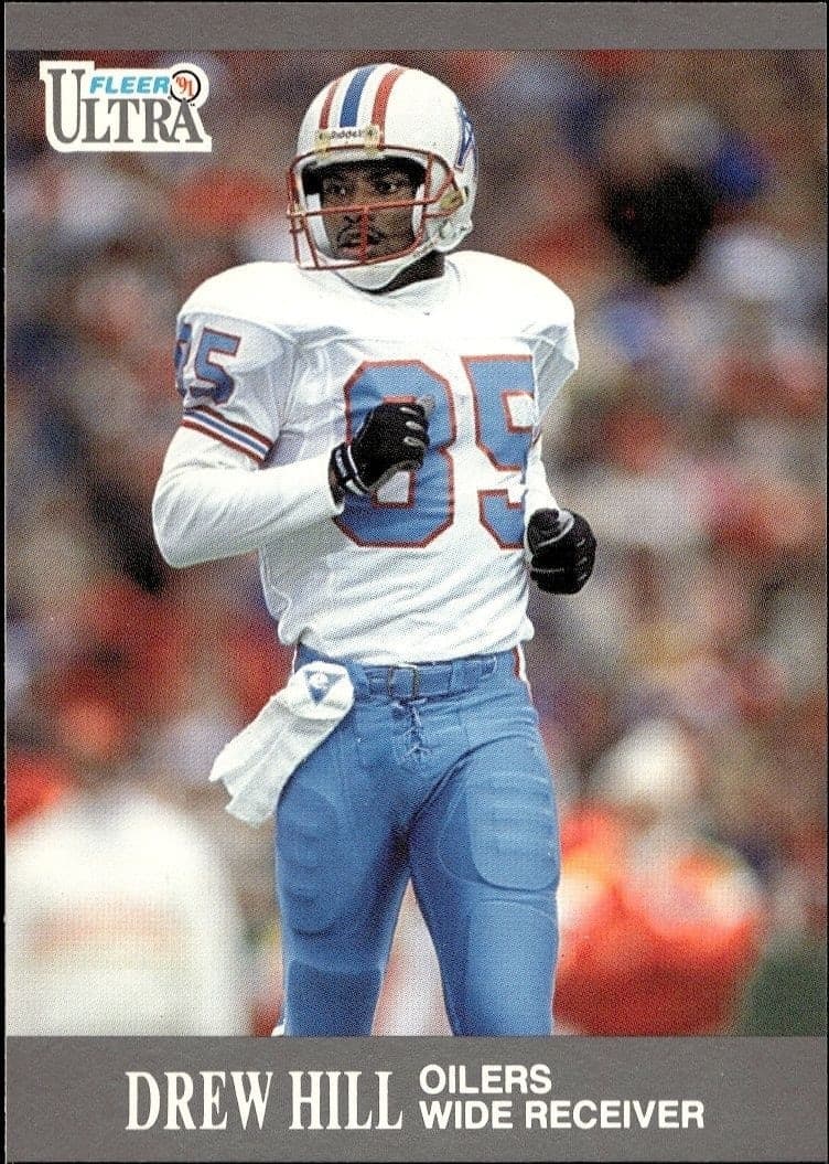 1991 Fleer Ultra Drew Hill #49 trading card