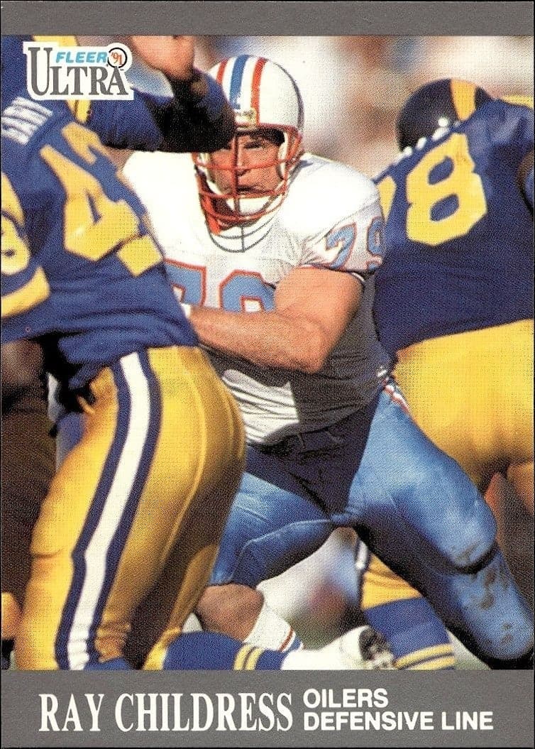 1991 Fleer Ultra Ray Childress #44 trading card