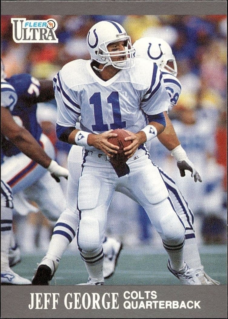 1991 Fleer Ultra Jeff George #59 trading card