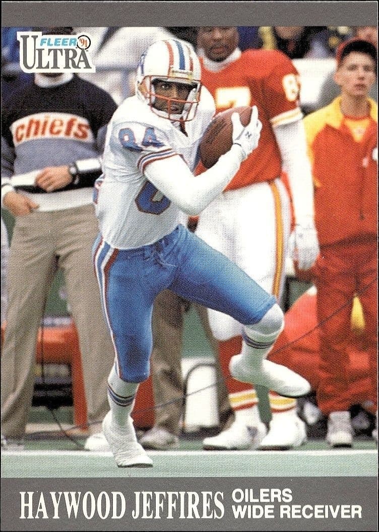 1991 Fleer Ultra Haywood Jeffires #50 trading card