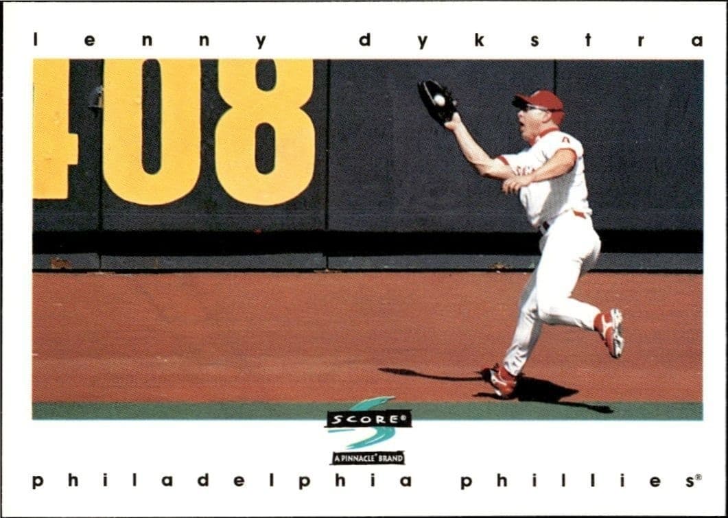 1997 Score Lenny Dykstra #435 trading card