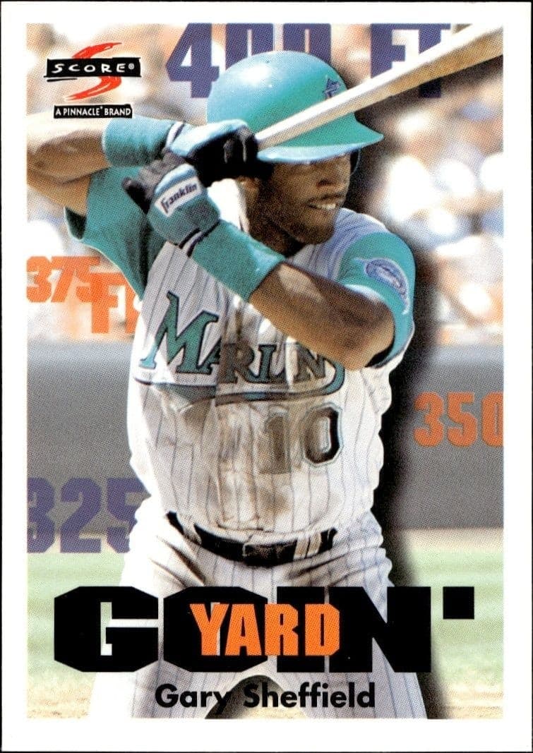 1997 Score Gary Sheffield #515 trading card