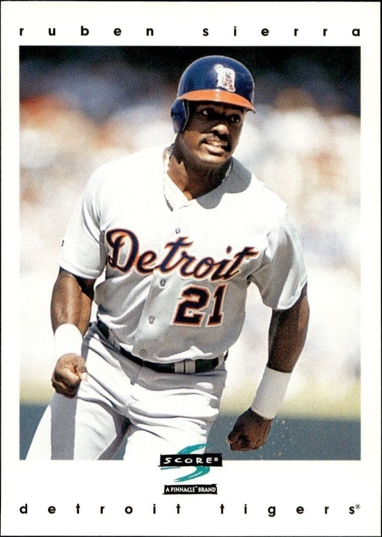 1997 Score Ruben Sierra #143 trading card