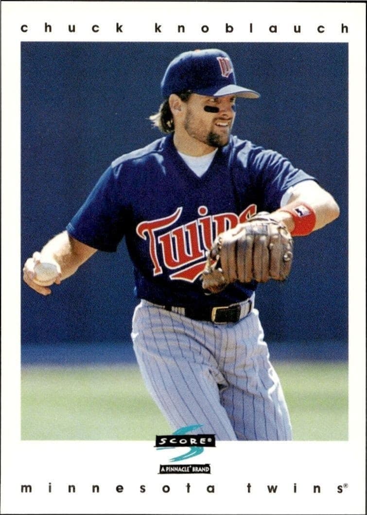 1997 Score Chuck Knoblauch #165 trading card