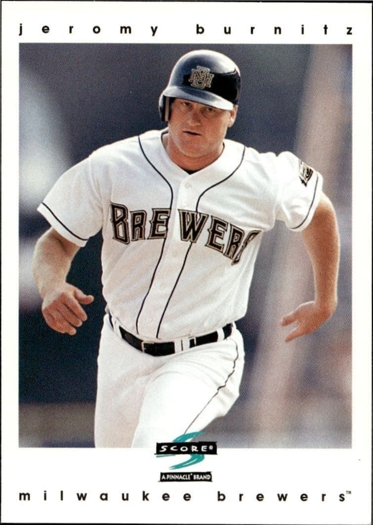 1997 Score Jeromy Burnitz #191 trading card