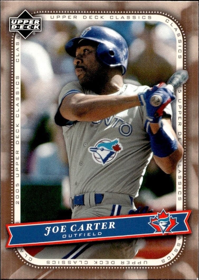 2005 Upper-Deck Classics Joe Carter #51 trading card