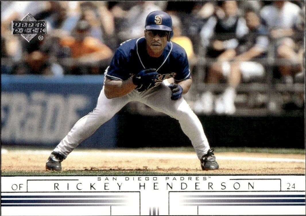 2002 Upper-Deck Rickey Henderson #404 trading card