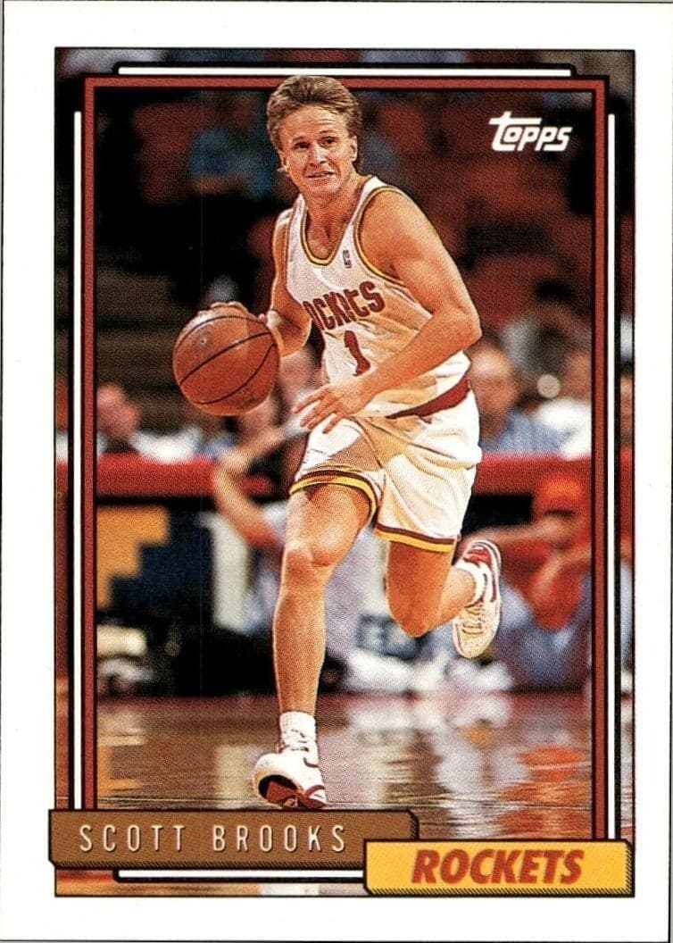 1992-93 Topps Scott Brooks #320 trading card