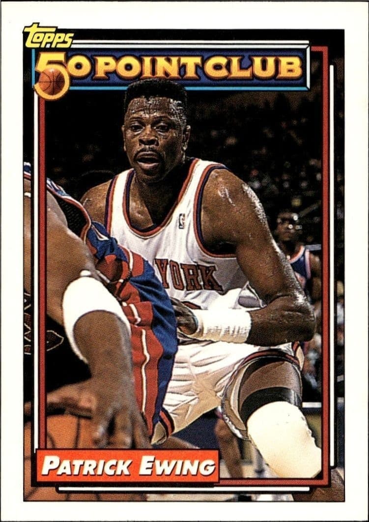 1992-93 Topps Patrick Ewing #211 trading card