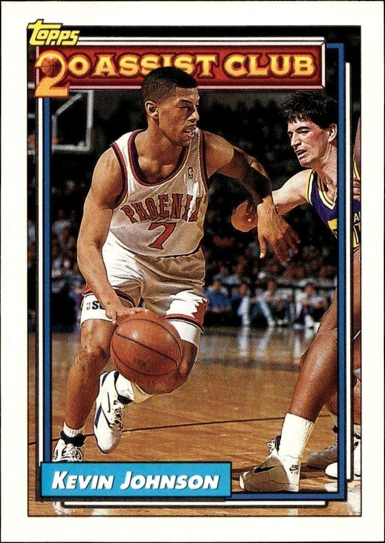 1992-93 Topps Kevin Johnson #222 trading card