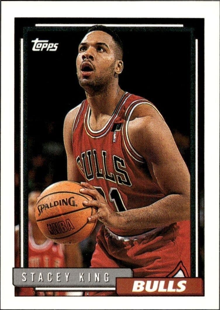 1992-93 Topps Stacey King #359 trading card