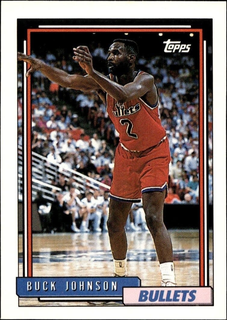 1992-93 Topps Buck Johnson #328 trading card