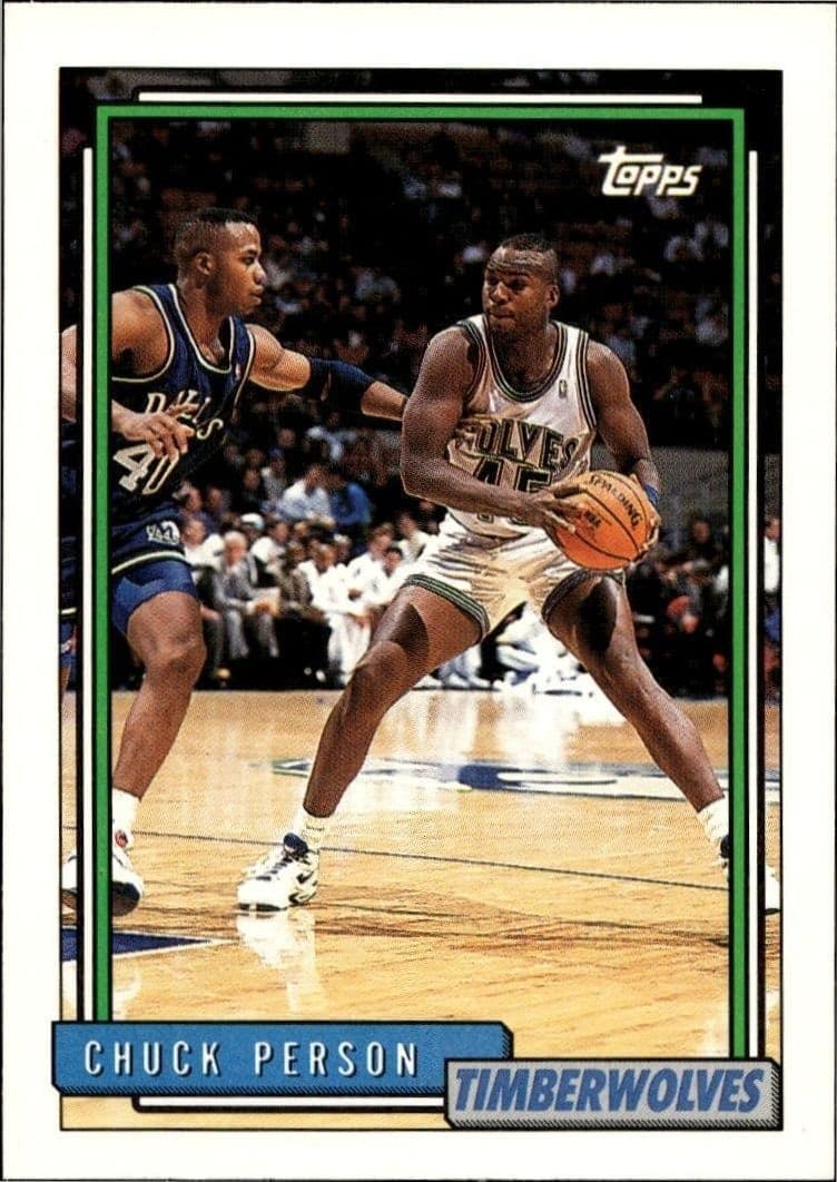 1992-93 Topps Chuck Person #327 trading card