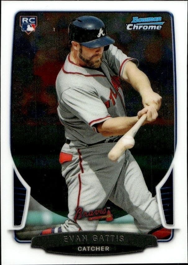 2013 Bowman Chrome Evan Gattis #319 trading card