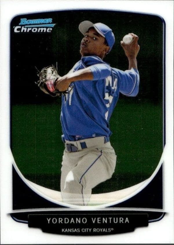 2013 Bowman Chrome Yordano Ventura #101 trading card