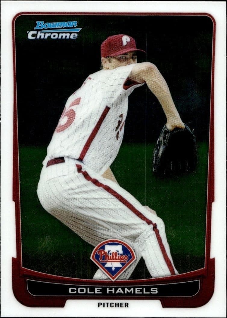 2012 Bowman Chrome Cole Hamels #31 trading card