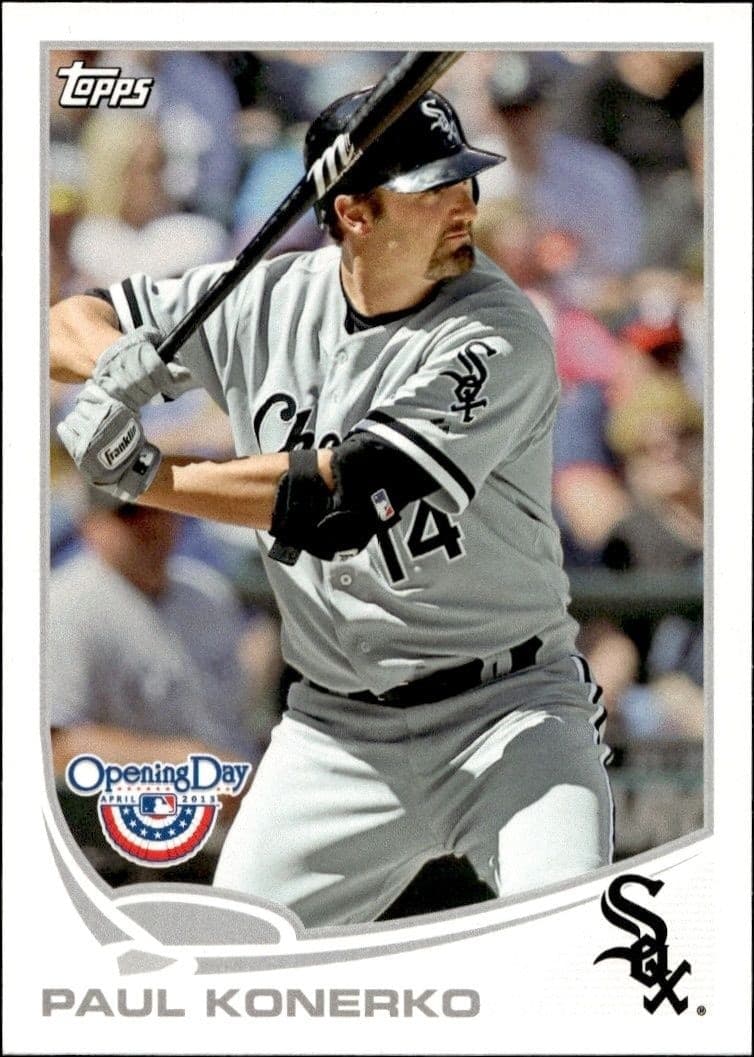 2013 Topps Opening Day Paul Konerko #186 trading card