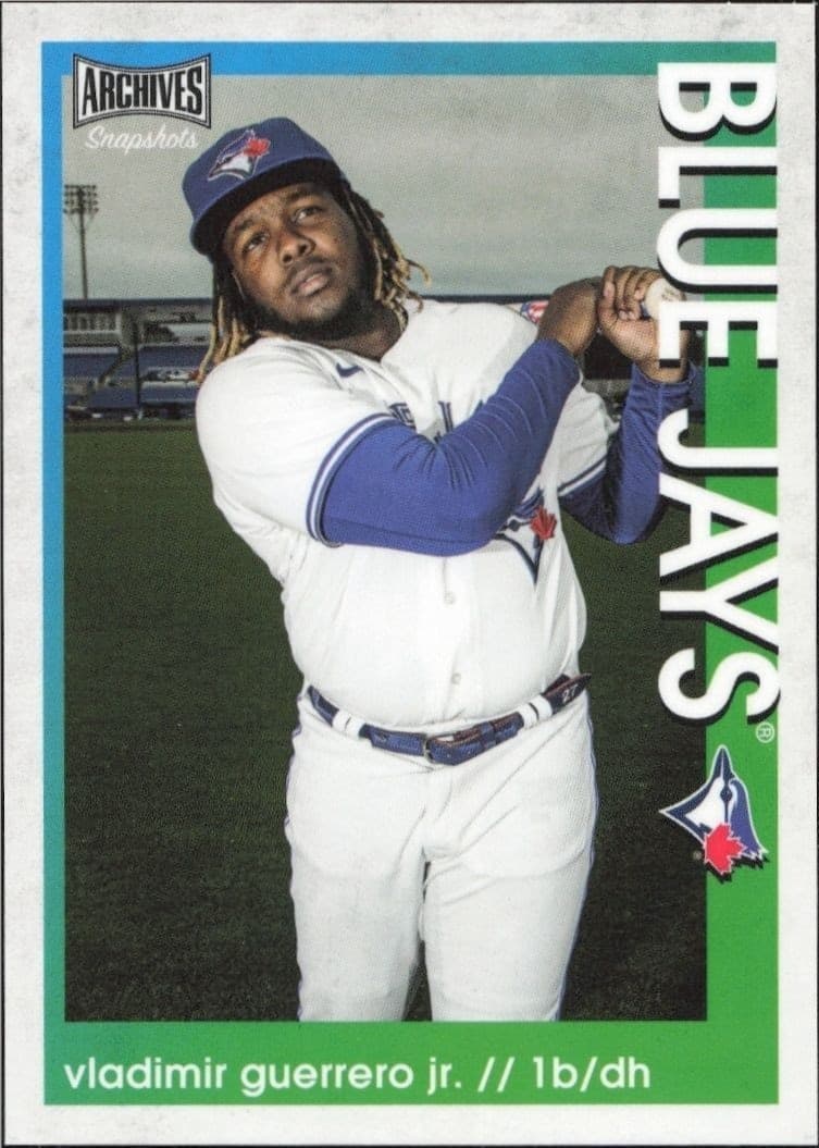 2022 Topps Archives Snapshots Vladimir Guerrero Jr. #50 trading card