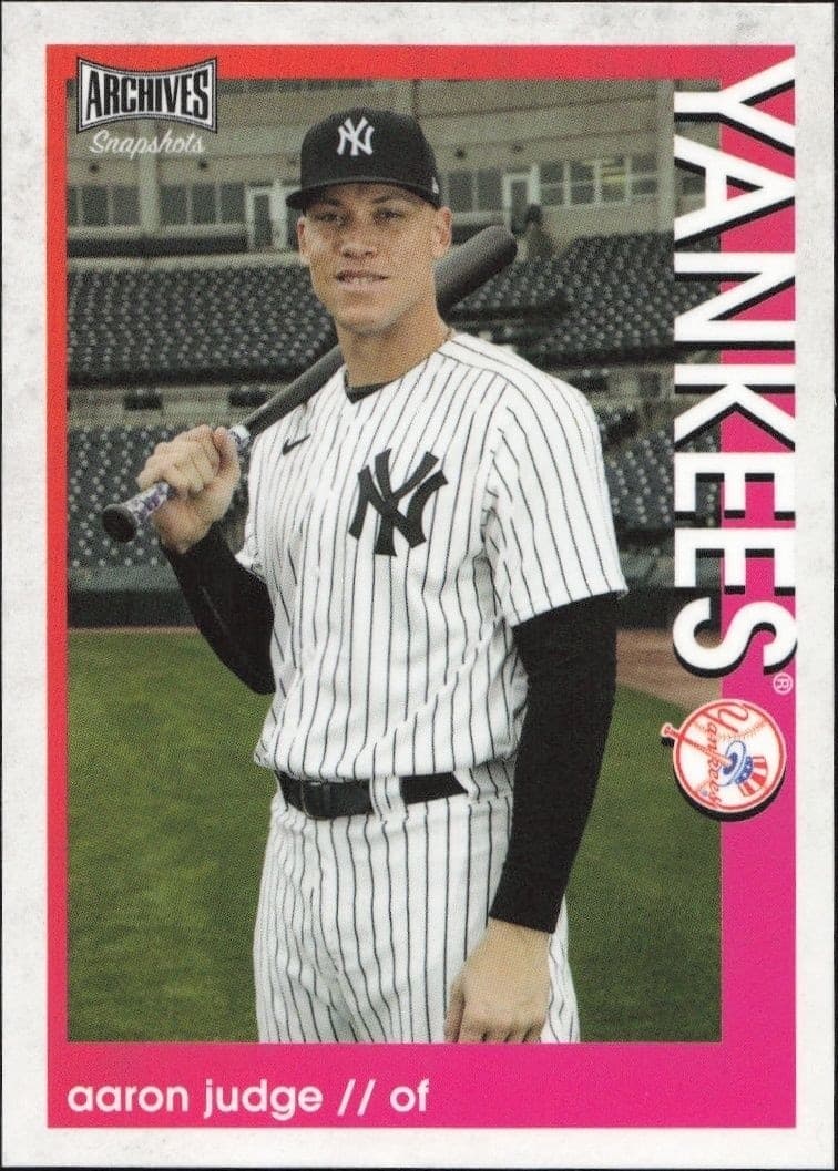 2022 Topps Archives Snapshots Aaron Judge #9 trading card