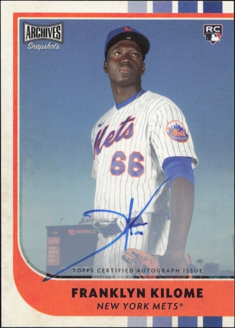 2021 Topps Archives Snapshots Franklyn Kilome #17 trading card