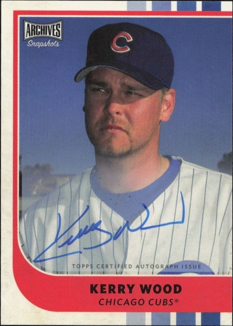 2021 Topps Archives Snapshots Kerry Wood #47 trading card