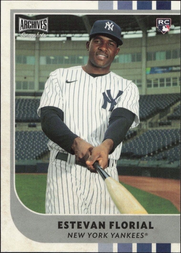 2021 Topps Archives Snapshots Estevan Florial #10 trading card