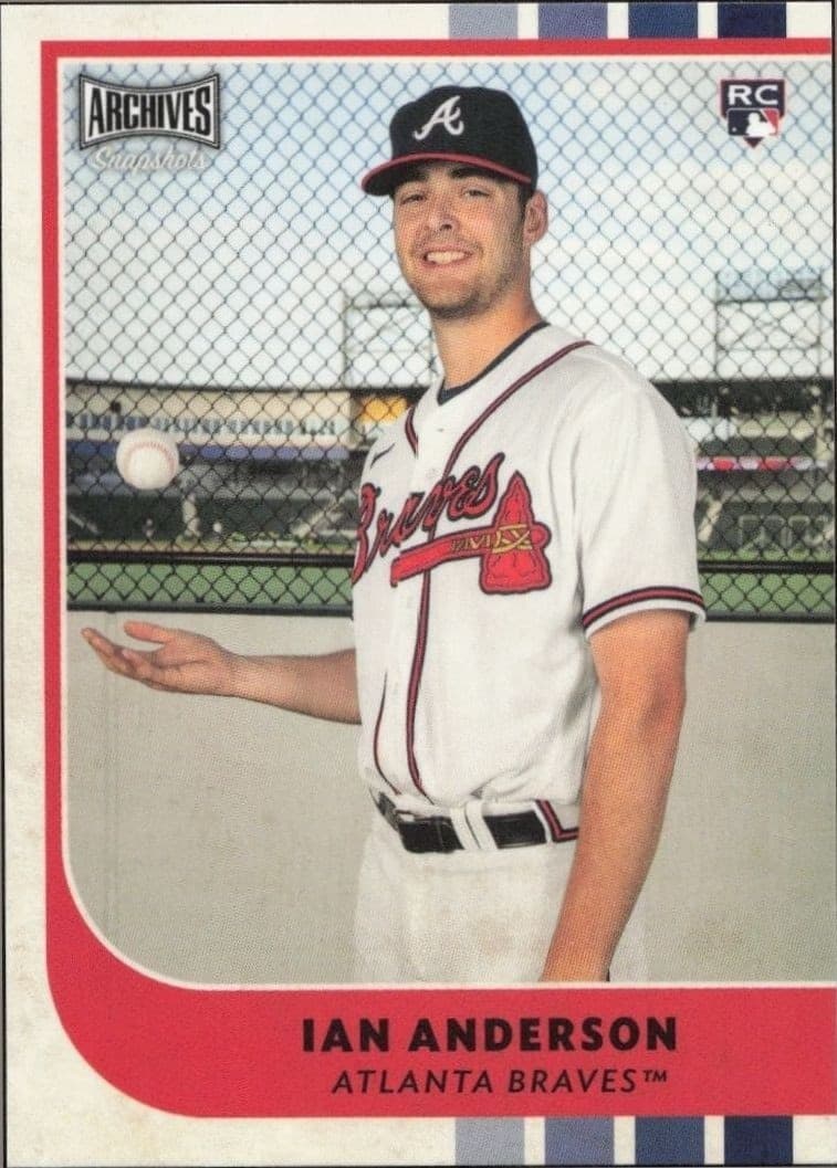 2021 Topps Archives Snapshots Ian Anderson #13 trading card
