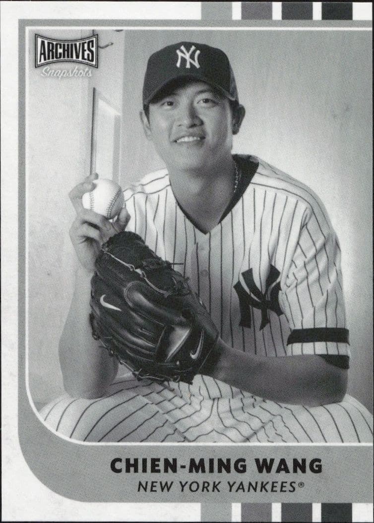 2021 Topps Archives Snapshots Chien-Ming Wang #9 trading card