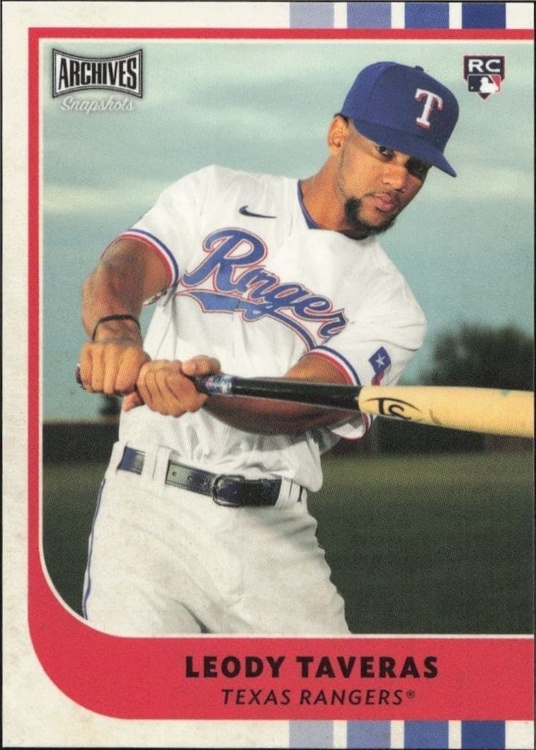 2021 Topps Archives Snapshots Leody Taveras #20 trading card