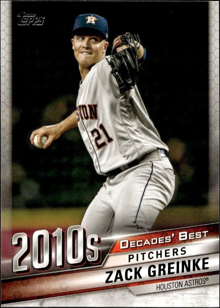 2020 Topps Series 2 Zack Greinke #DB-97 trading card