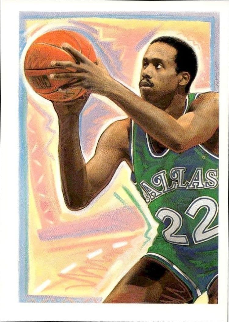 1990-91 Skybox NBA Hoops Rolando Blackman #360 trading card