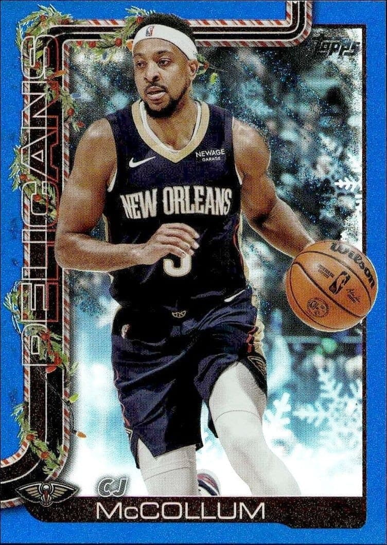 2025-26 Topps Holiday CJ McCollum #H155 trading card