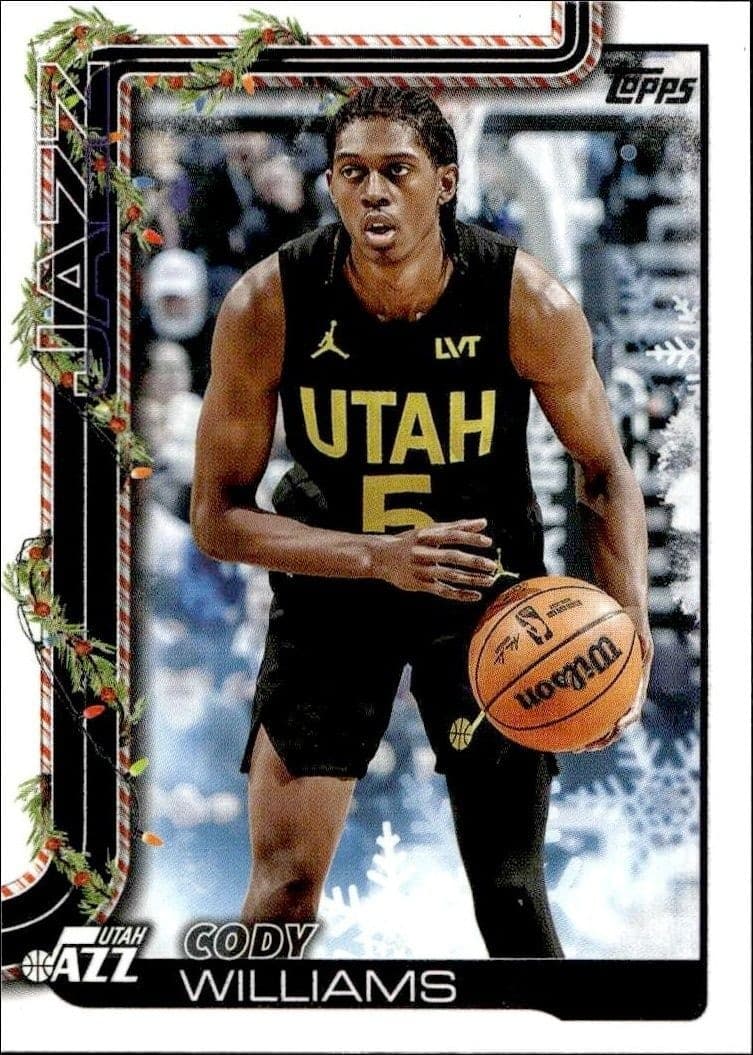 2025-26 Topps Holiday Cody Williams #H102 trading card