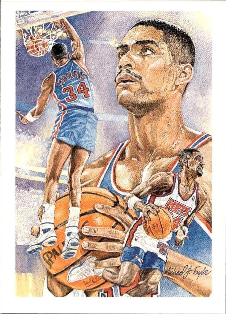 1990-91 Skybox NBA Hoops Chris Morris #371 trading card