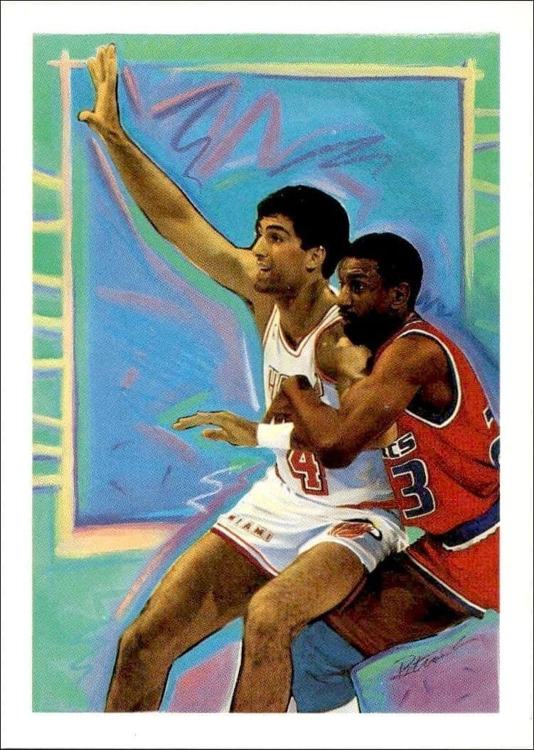 1990-91 Skybox NBA Hoops Rony Seikaly #368 trading card