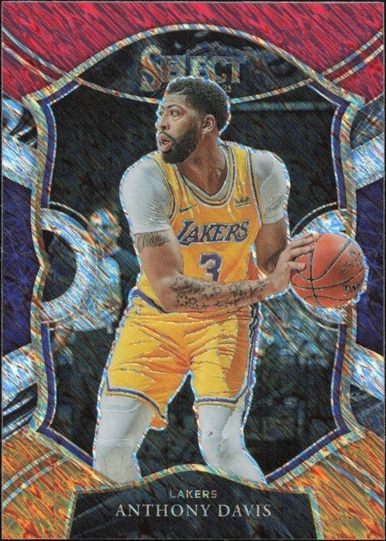 2020-21 Panini Select Anthony Davis #45 trading card