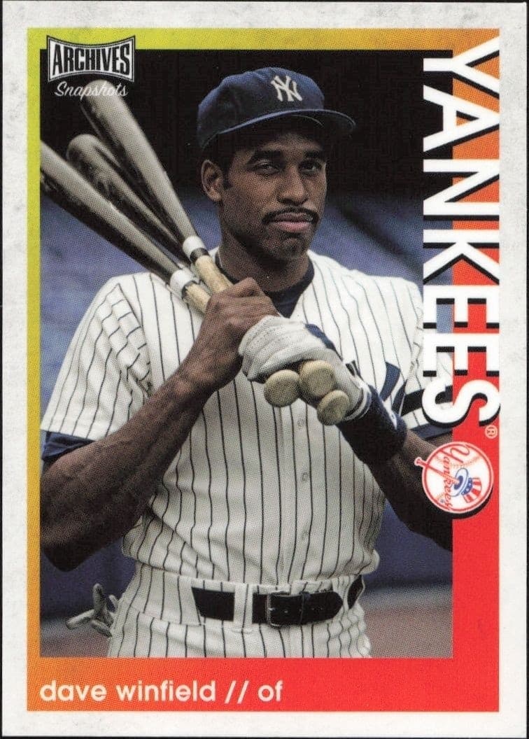 2022 Topps Archives Snapshots Dave Winfield #20 trading card