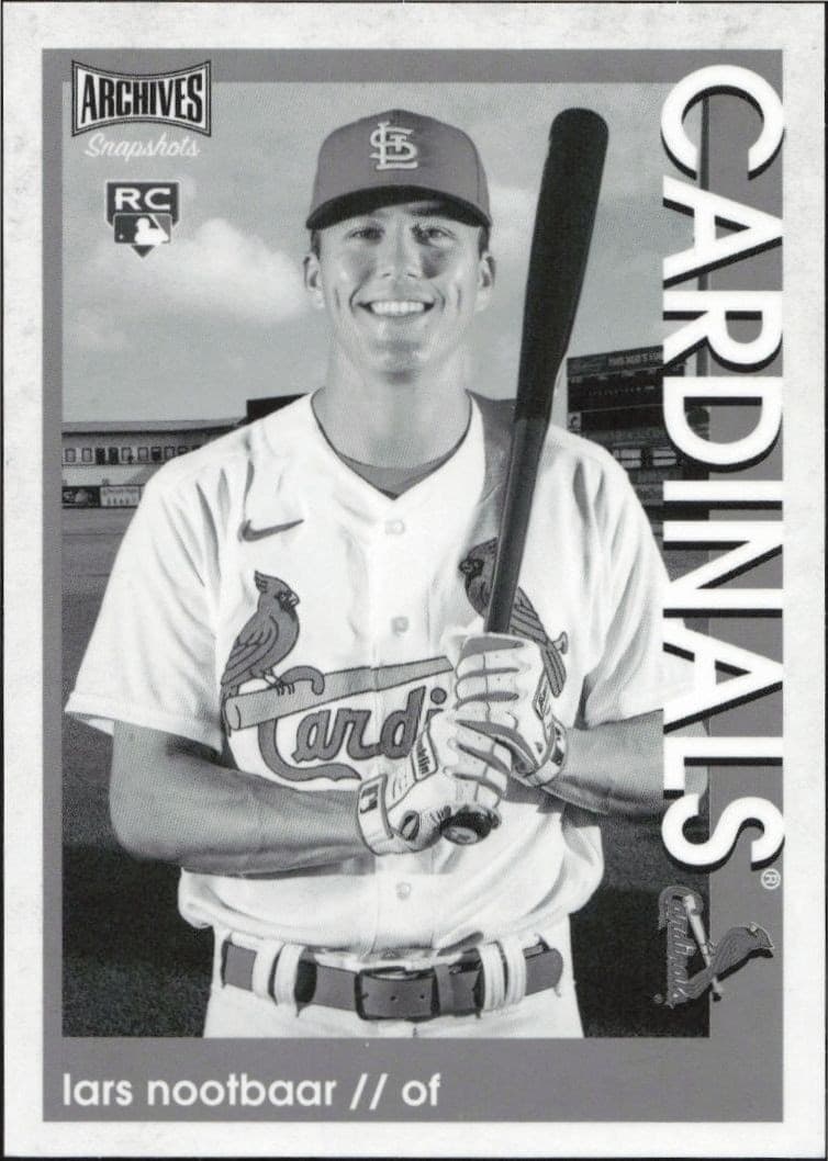 2022 Topps Archives Snapshots Lars Nootbaar #44 trading card