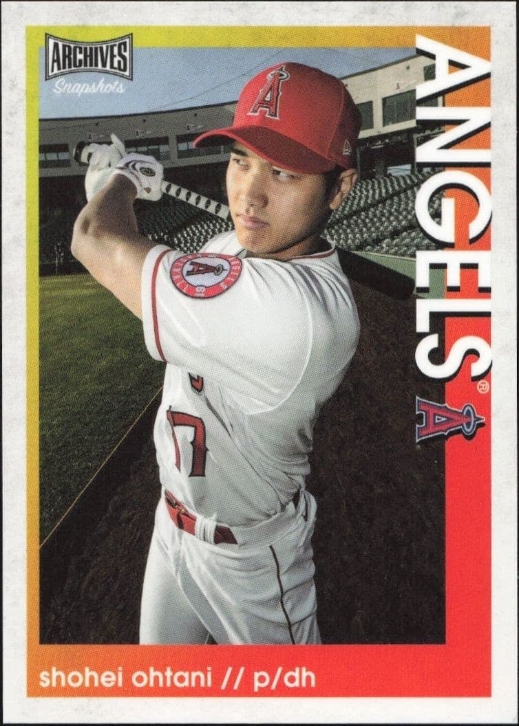2022 Topps Archives Snapshots Shohei Ohtani #38 trading card