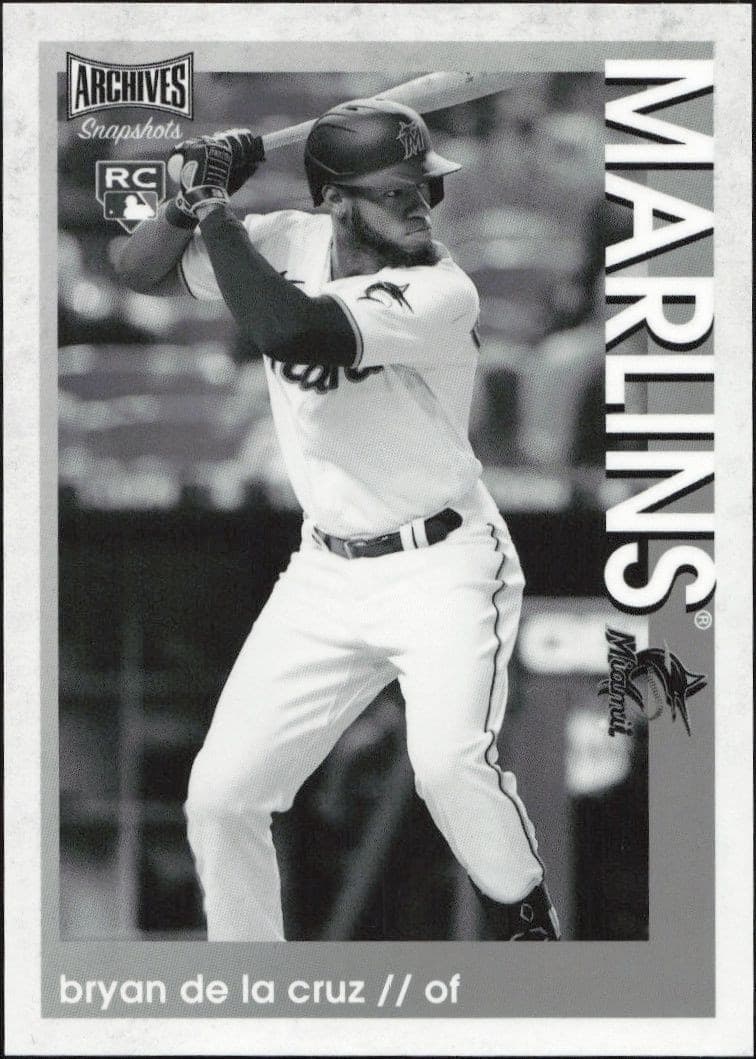 2022 Topps Archives Snapshots Bryan De La Cruz #48 trading card
