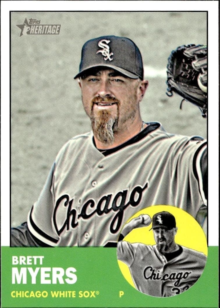 2012 Topps Heritage High Number Brett Myers #H618 trading card