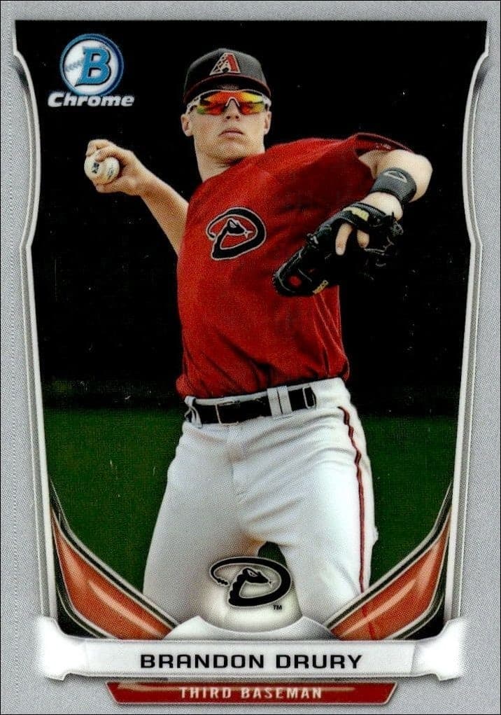 2014 Bowman Draft Picks Brandon Drury #CTP-77 trading card