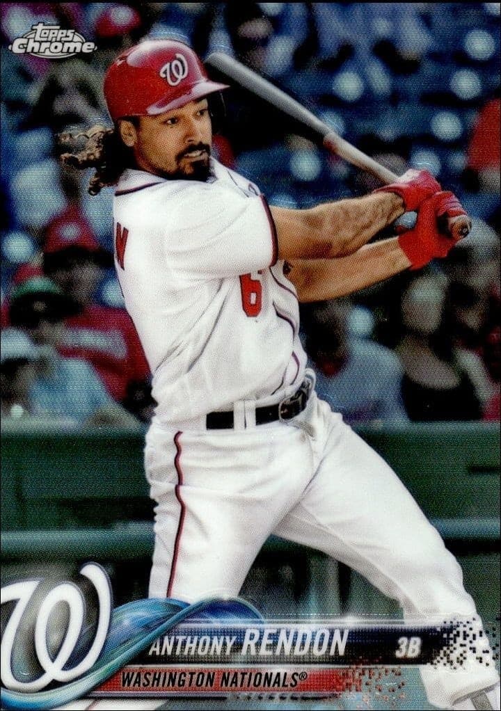 2018 Topps Chrome Anthony Rendon #165 trading card