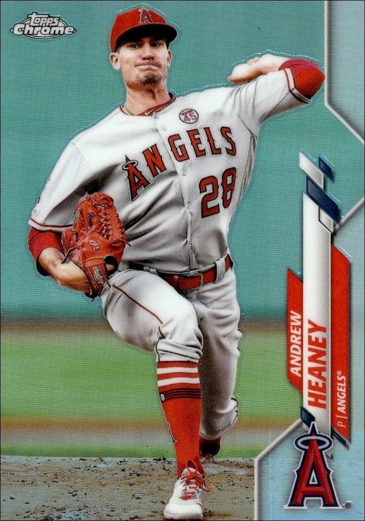 2020 Topps Chrome Andrew Heaney #28 trading card