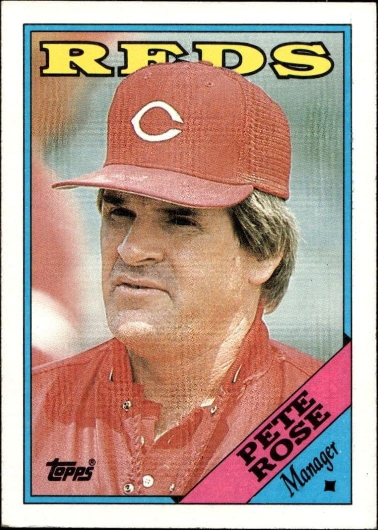 1988 Topps Pete Rose #475 trading card