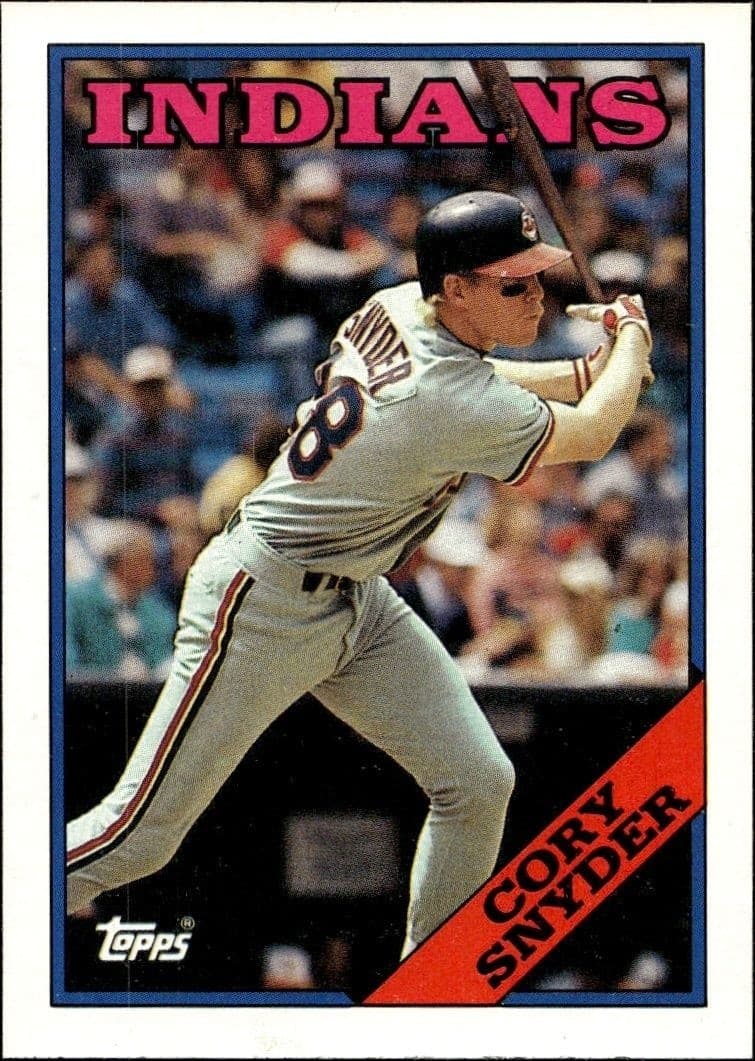 1988 Topps Cory Snyder #620 trading card
