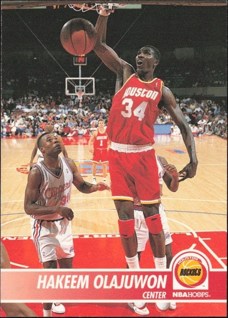 1994-95 Skybox NBA Hoops Hakeem Olajuwon #78 trading card