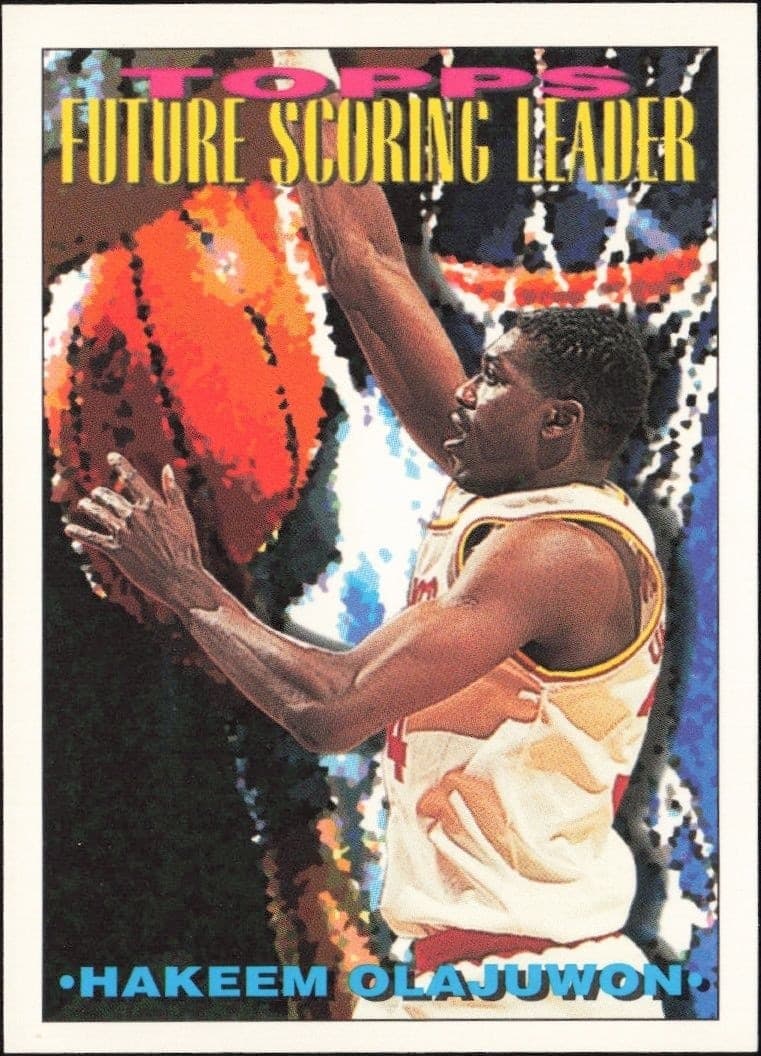 1993-94 Topps Hakeem Olajuwon #385 trading card