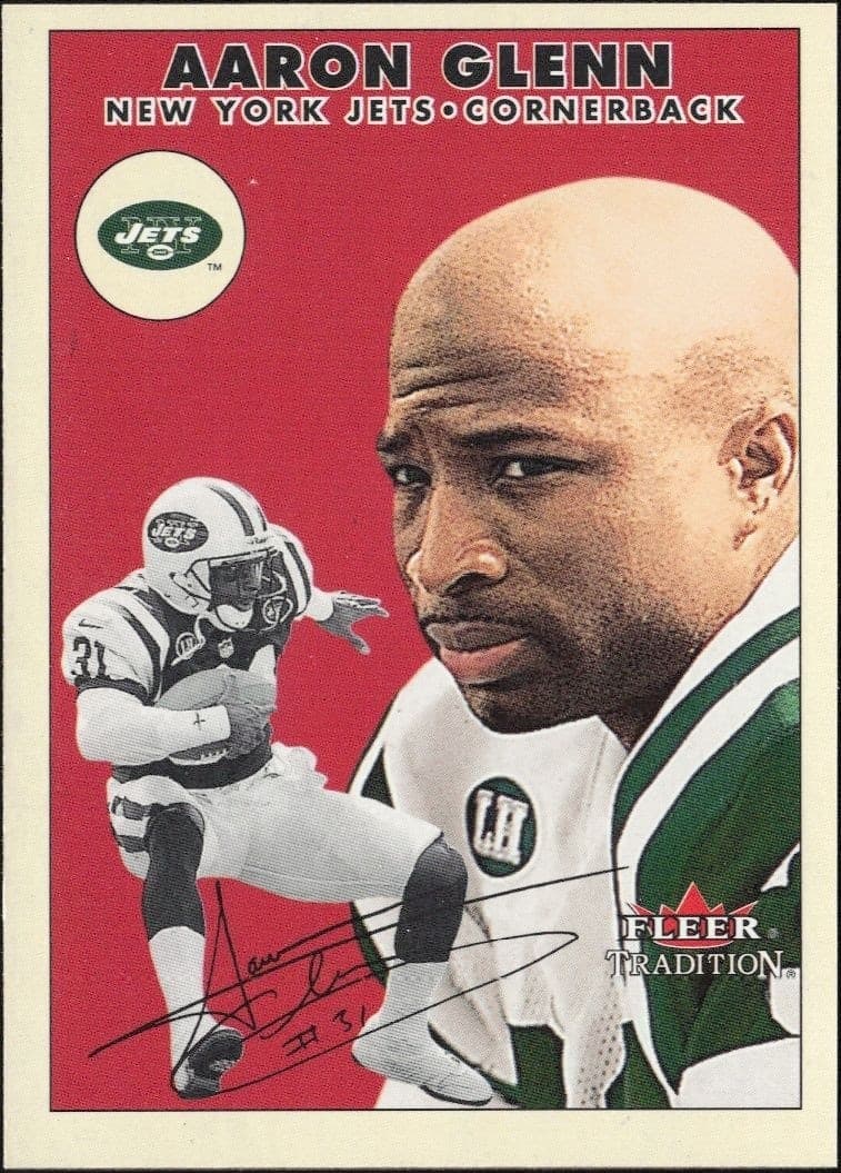2000 Fleer Tradition Glossy Aaron Glenn #51 trading card