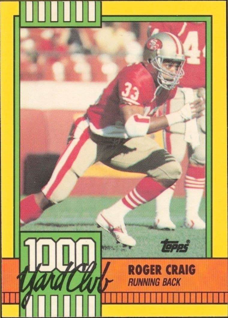 1990 Topps Roger Craig #28 trading card